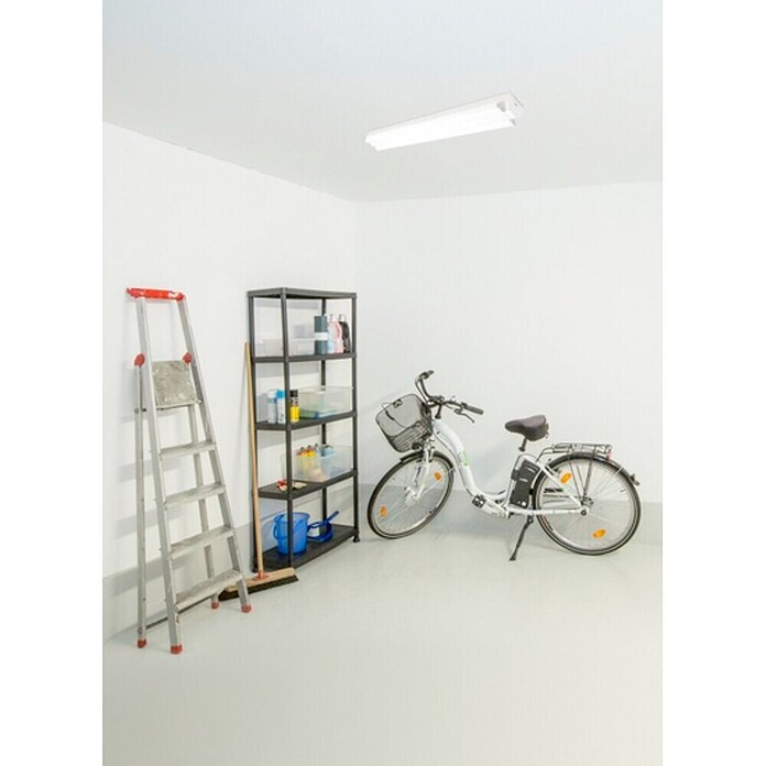 Müller-Licht LED-Wand- & Deckenleuchte Basic 2 (60 W, Weiß, L x B x H: 120 x 7,5 x 5 cm)