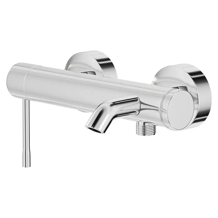 Grohe Essence Badewannenarmatur - Ausladung Armatur: 193 mm, Chrom, Glänzend - Glänzender Chrom-Wasserhahn für Bad oder Küche, minimalistisches Design für moderne Räume. Hochwertige Armatur für stilvolles Ambiente.