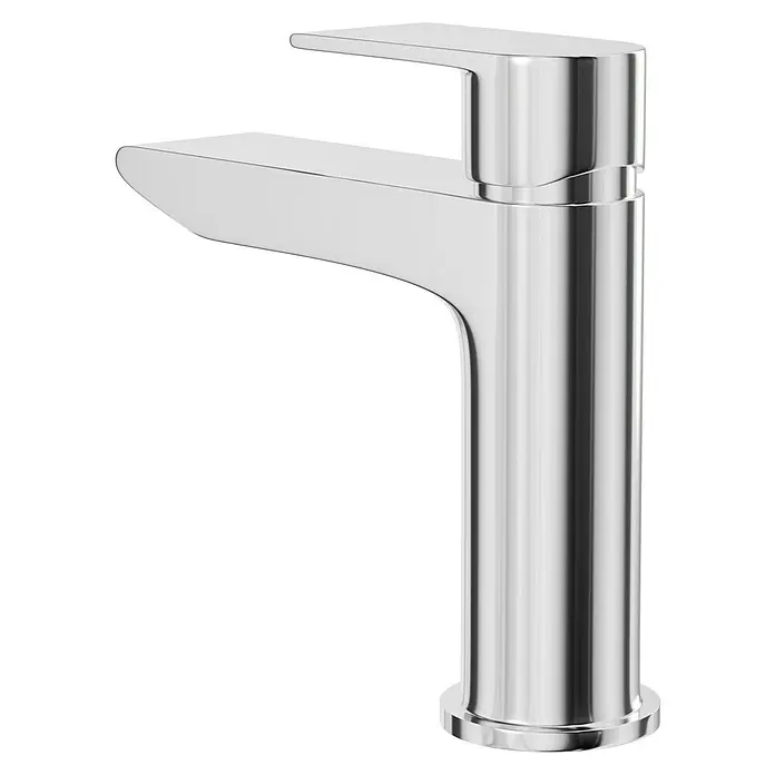 Camargue Waschtischarmatur Flat - Chrom, Glänzend - Elegante Chromarmatur mit minimalistischem Design. Der schlanke Wasserhahn verleiht jedem Waschbecken einen Hauch von moderner Raffinesse.