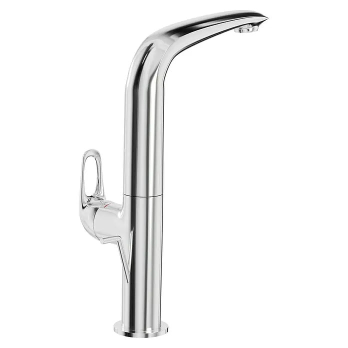 Grohe Eurostyle Waschtischarmatur L-Size - Chrom, Glänzend - Schlanker, verchromter Wasserhahn mit elegantem Design, ideal für moderne Küchen und Bäder. Die glänzende Oberfläche sorgt für einen edlen Look.