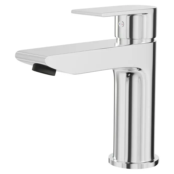 Camargue Waschtischarmatur Flat - Chrom, Glänzend - Elegante Waschtischarmatur in Chromoptik. Der Einhebelmischer besticht durch sein modernes Design und die hochwertige Verarbeitung für das Badezimmer.