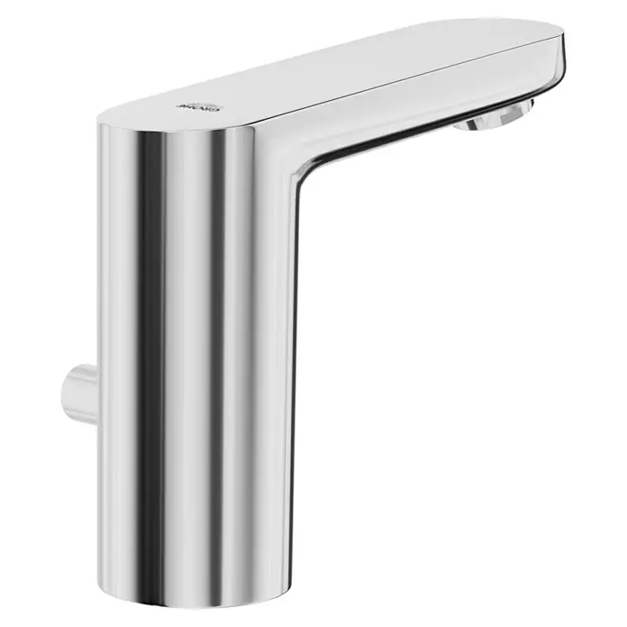 Grohe Get Waschtischarmatur - Infrarot-Elektronik, Chrom, Glänzend - Ein moderner, verchromter Wasserhahn mit klaren Linien und minimalistischem Design, perfekt für jedes Badezimmer.