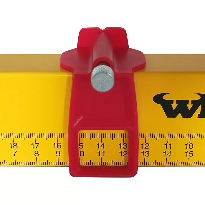 Wisent Markier-Wasserwaage Marker - 80 cm, Anzahl Libellen: 2 Stk. - Detailaufnahme