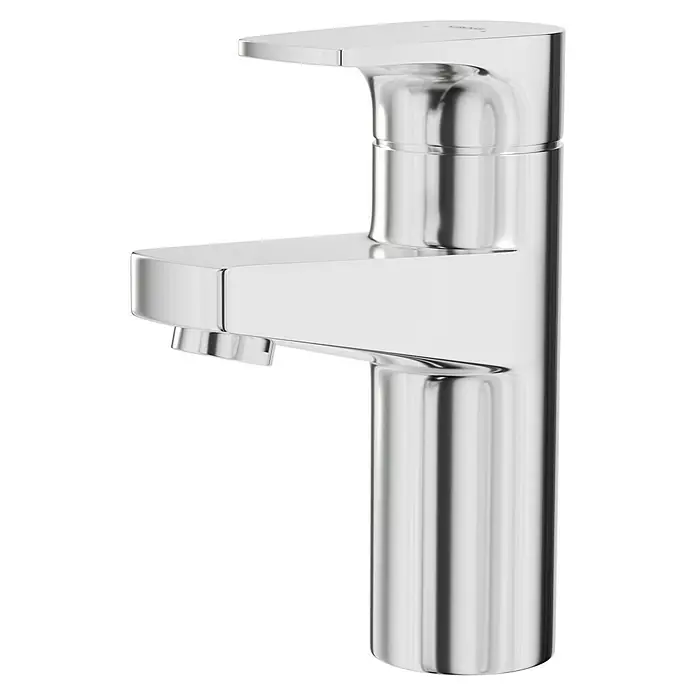 Grohe Waschtischarmatur BauFlow - Chrom, Glänzend - Glänzender, moderner Wasserhahn mit klaren Linien, ideal für ein stilvolles Badezimmer. Hochwertiges Design für den täglichen Gebrauch.
