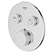 Grohe Grohtherm SmartControl UP-Thermostatarmatur (Mit 2 Absperrventilen, Rund, Chrom, Glänzend)