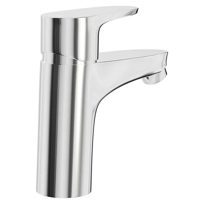 Camargue Elba Waschtischarmatur - Niederdruck, Chrom, Glänzend - Glänzender, moderner Wasserhahn in Chromoptik. Elegantes Design für Bad und Küche. Hochwertige Armatur für stilvolles Ambiente.