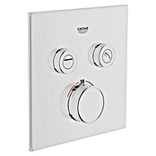 Grohe Grohtherm SmartControl UP-Thermostatarmatur (Mit 2 Absperrventilen, Eckig, Chrom, Glänzend)