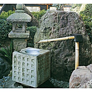 Silex Wasserbecken Ginkakuji Mizubachi (60 x 60 x 60 cm, Granit)