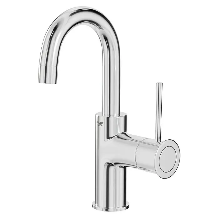 Grohe Start Classic Waschtischarmatur L-Size - Chrom, Glänzend - Glänzender Chrom-Wasserhahn von Grohe, modernes Design für stilvolle Badezimmer.  Hochwertige Verarbeitung und langlebige Materialien.
