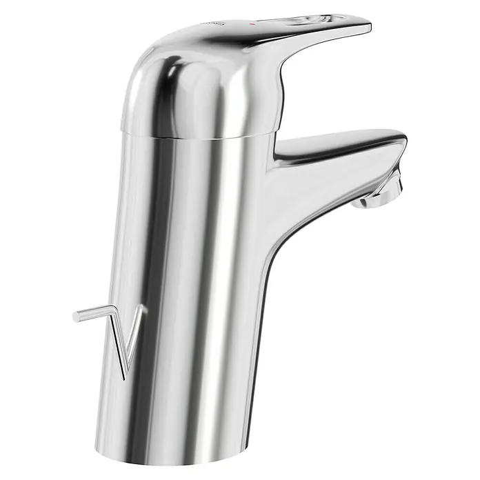 Grohe Eurostyle Waschtischarmatur S-Size - Chrom, Glänzend, Mit Zugstange - Glänzender, moderner Wasserhahn mit seitlichem Griff für Badezimmer oder Küche. Elegantes Design in Chromoptik.