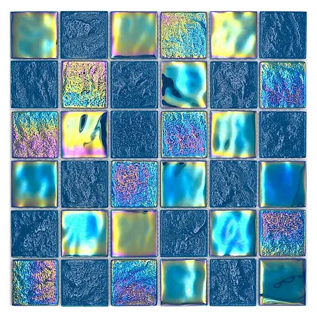 Mosaikfliese Quadrat Crystal Mix CM S463