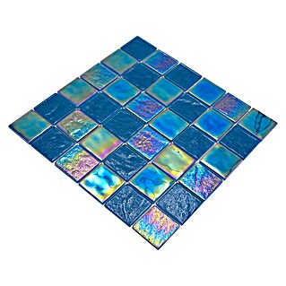 Mozaik pločica Quadrat Crystal Mix CM S463 (29,8 x 29,8 cm, Plava, Sjaj)