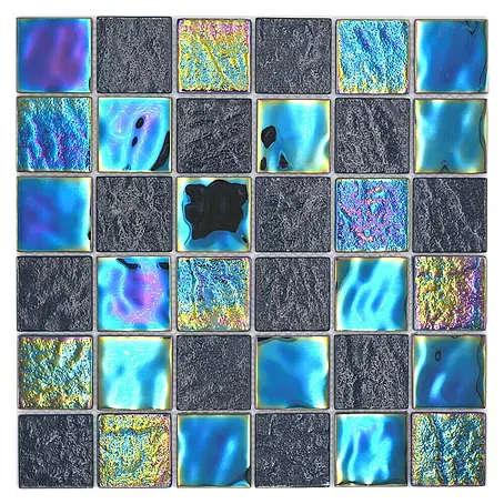Mosaikfliese Quadrat Crystal Mix CM S365