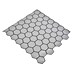 Selbstklebemosaik Hexagon SVM HXW 