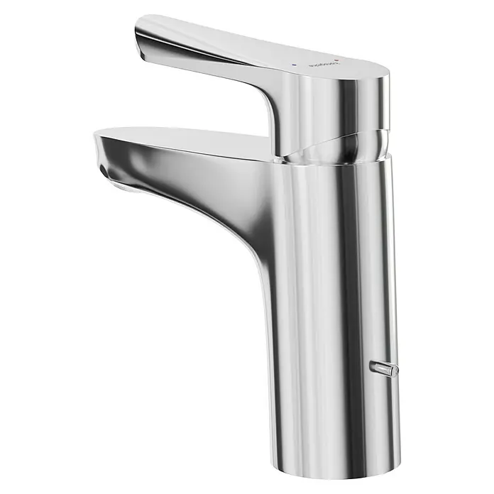 Hansgrohe Logis E Waschtischarmatur 100 - Höhe: 16,4 cm, Chrom, Glänzend - Elegante Waschtischarmatur in Chrom. Das schlanke Design und die hochwertige Verarbeitung machen sie zu einem Blickfang im Badezimmer.