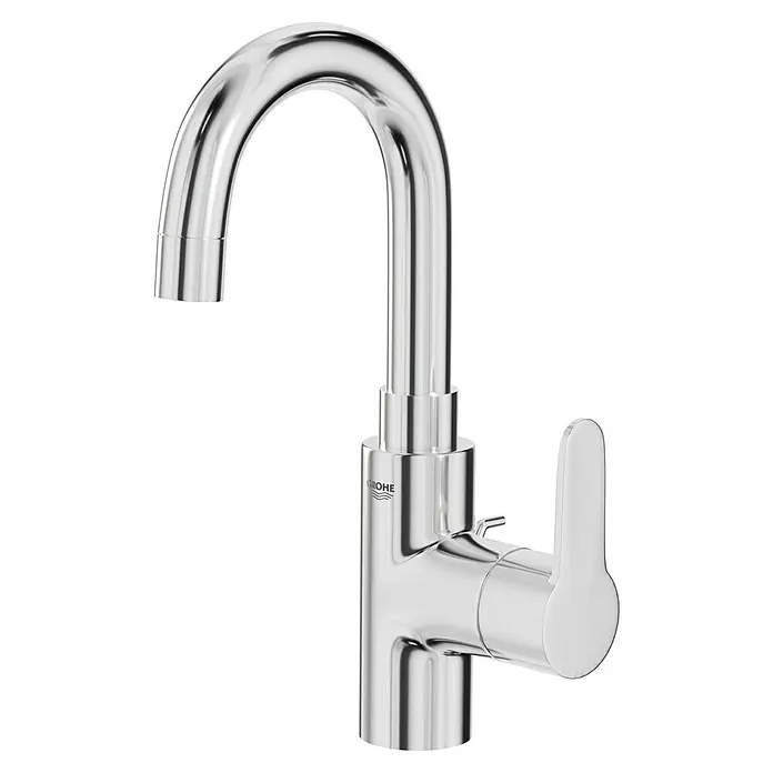 Grohe Eurostyle Cosmopolitan Waschtischarmatur L-Size - Chrom, Glänzend - Glänzender, moderner Wasserhahn von Grohe in Chromoptik. Das schlichte Design macht den Wasserhahn zu einem Blickfang im Badezimmer.