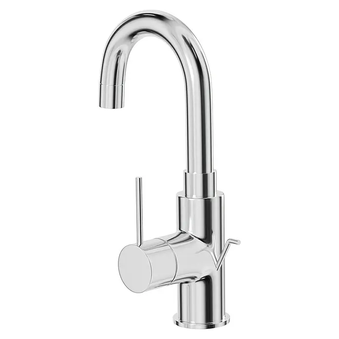 Grohe Concetto Waschtischarmatur L-Size - Chrom, Glänzend - Ein glänzender, verchromter Wasserhahn mit modernem Design. Die Armatur besticht durch ihre elegante Form und hochwertige Verarbeitung.