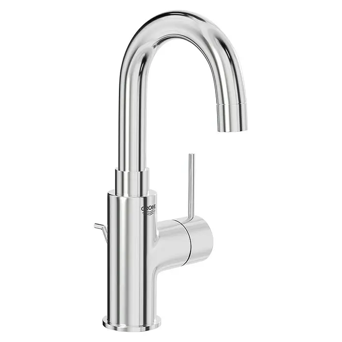 Grohe Concetto Waschtischarmatur L-Size - Chrom, Glänzend - Glänzender Grohe Einhand-Waschtischmischer mit hohem Auslauf für moderne Bäder, der Komfort und Eleganz vereint.
