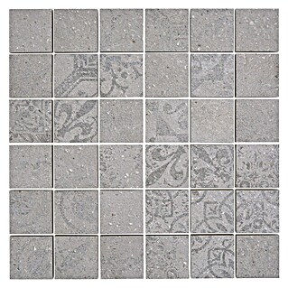 Mosaikfliese Quadrat Blox CSB 48BG3 (29,8 x 29,8 cm, Grau, Matt)