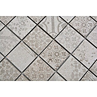 Mosaikfliese Quadrat Blox CSB 48BB1 (29,8 x 29,8 cm, Beige, Matt)