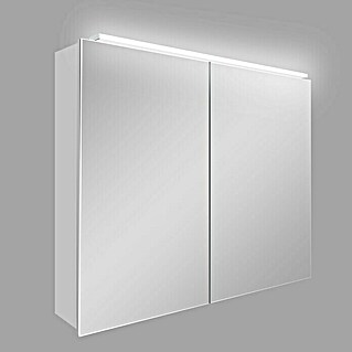 DSK LED-Spiegelschrank Aluminio Vegas (Mit Beleuchtung, Aluminium)