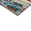 Mosaikfliese Quadrat Crystal Mix XCM WOOD 850 (29,8 x 29,8 cm, Beige/Petrol, Matt) | BAUHAUS