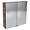 Camargue Stella LED-Spiegelschrank (B x H: 60 x 68 cm, Mit Beleuchtung, Spanplatte, Berg Eiche)