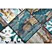Mosaikfliese Quadrat Crystal Mix XCM WOOD 850 (29,8 x 29,8 cm, Beige/Petrol, Matt) | BAUHAUS