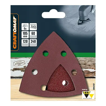 Craftomat  Delta-Haftschleifscheiben Set