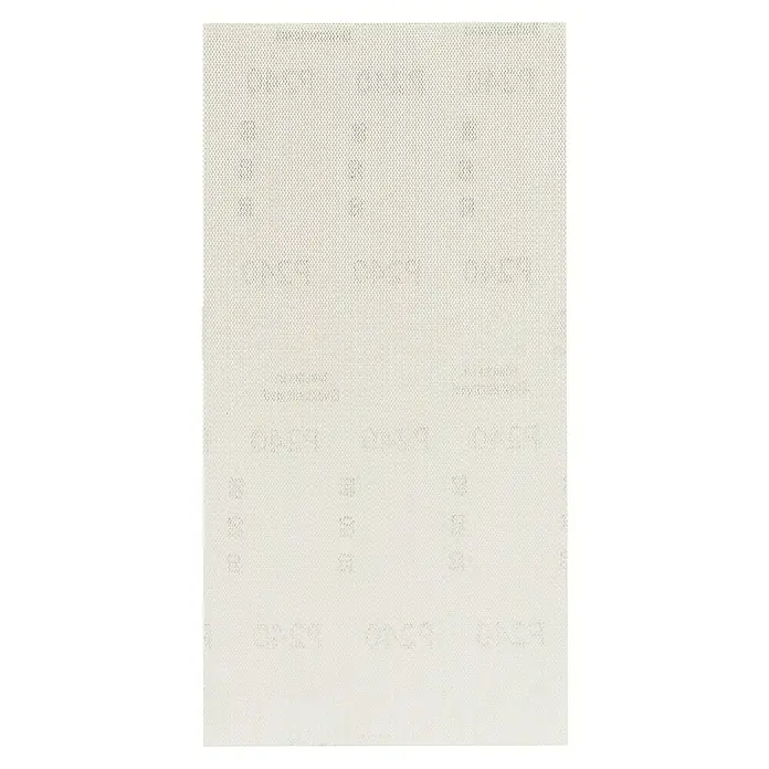 Craftomat Schleifnetz - 230 x 115 mm, Körnung: 240, 10 Stk. - Sandpapierblatt mit der Körnung P340 für Schleifarbeiten an Holz und Metall. Ideal für feine Oberflächenbearbeitung und zum Glätten von Kanten.