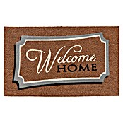 Astra Coco Design Kokosfußmatte (Welcome Home, Kokosbraun/Schwarz/Weiß, 75 x 45 cm, 100 % Kokos)