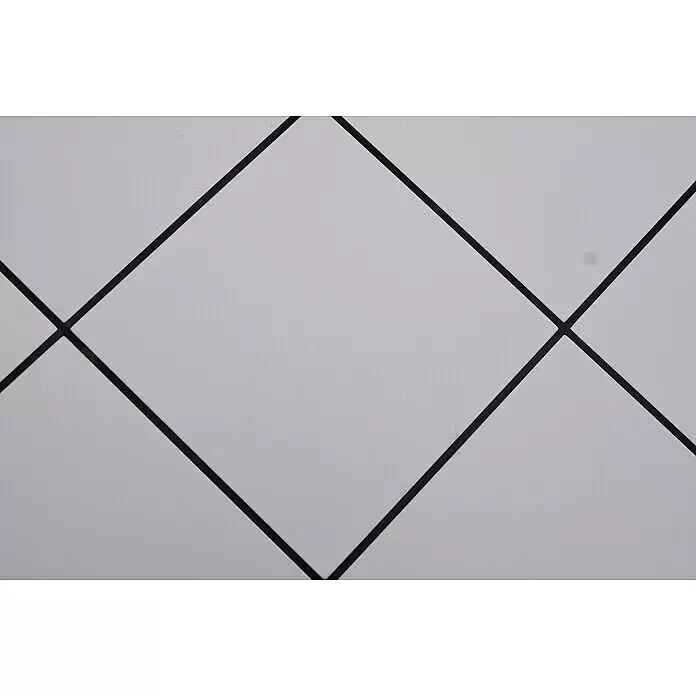 Selbstklebemosaik Quadrat SAM 4XFS W01 - 30,6 x 30,6 cm, Weiß, Matt - Detailaufnahme