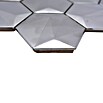 Mosaikfliese Hexagon HXM 40SB (26,2 x 23 cm, Titanium Stahl, Glänzend) | BAUHAUS