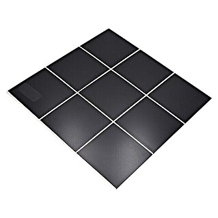 Selbstklebemosaik Quadrat SAM 4XFS B03 (30,6 x 30,6 cm, Aluminium, Schwarz)