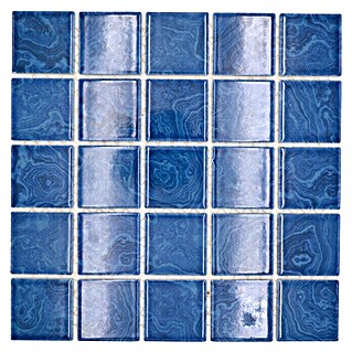 Mosaikfliese Quadrat Uni SD 621N (30,4 x 30,4 cm, Strandblau, Glänzend)