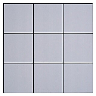 Mosaikfliese Quadrat SAM 4XFS W01 (30,6 x 30,6 cm, Weiß, Matt)
