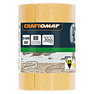 Craftomat Schleifpapier C 1060 (Körnung: 80, 93 x 5 000 mm)