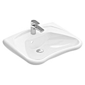 Villeroy & Boch O.novo Vita Waschtisch Typ 3 (60 x 49 cm, Mit schmutzabweisender Glasur, Ohne Überlaufloch, Keramik, Weiß)