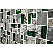 Mozaik pločica Kombi Crystal XCM MC509  (30 x 30 cm, Sivo/Zelena) | BAUHAUS