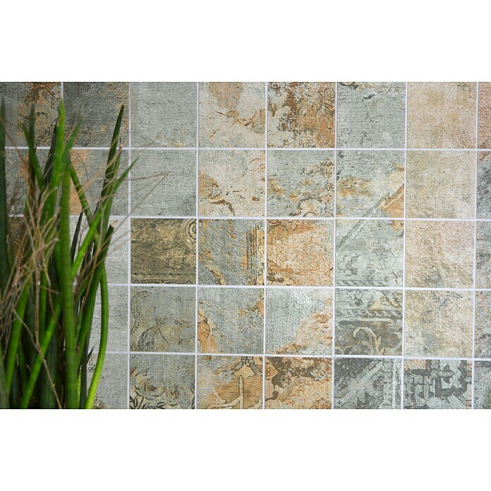 Mozaik pločica Quadrat Curtain 47 Mix CB 47BBG  (29,5 x 29,5 cm, Crne boje, Mat) | BAUHAUS