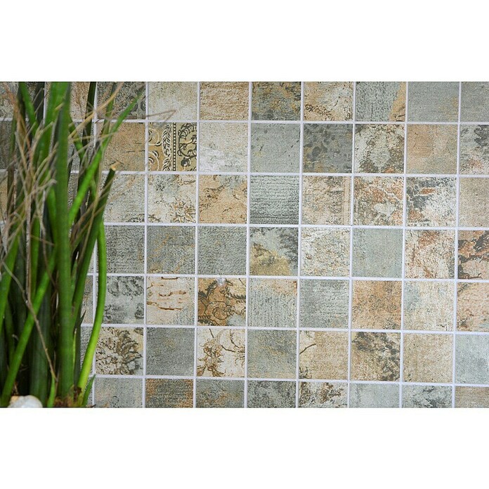 Mozaik pločica Quadrat Curtain 71 Mix CB 71BBG  (29 x 29 cm, Mat) | BAUHAUS