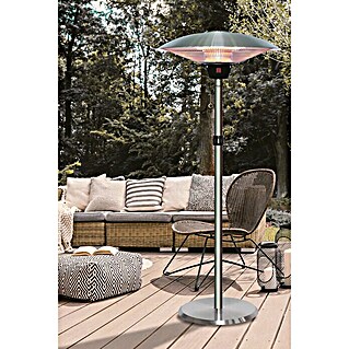 Voltomat HEATING Halogen-Heizstrahler (Höhenverstellung: 190 cm - 205 cm, 2.100 W, Silber)