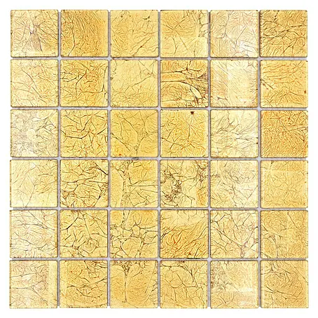 Mosaikfliese Quadrat Crystal Uni CM 4GO20