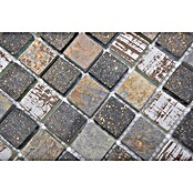 Mozaik pločica Quadrat Crystal Mix XCM CB 52  (32,7 x 30,2 cm, Smeđe boje, Mat) | BAUHAUS