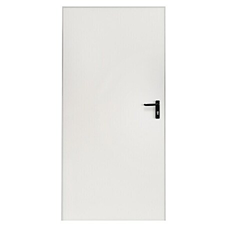 FM Türen Mehrzwecktür MZ41-07 (89,5 x 201 cm, DIN Anschlag: Links, Weiß)
