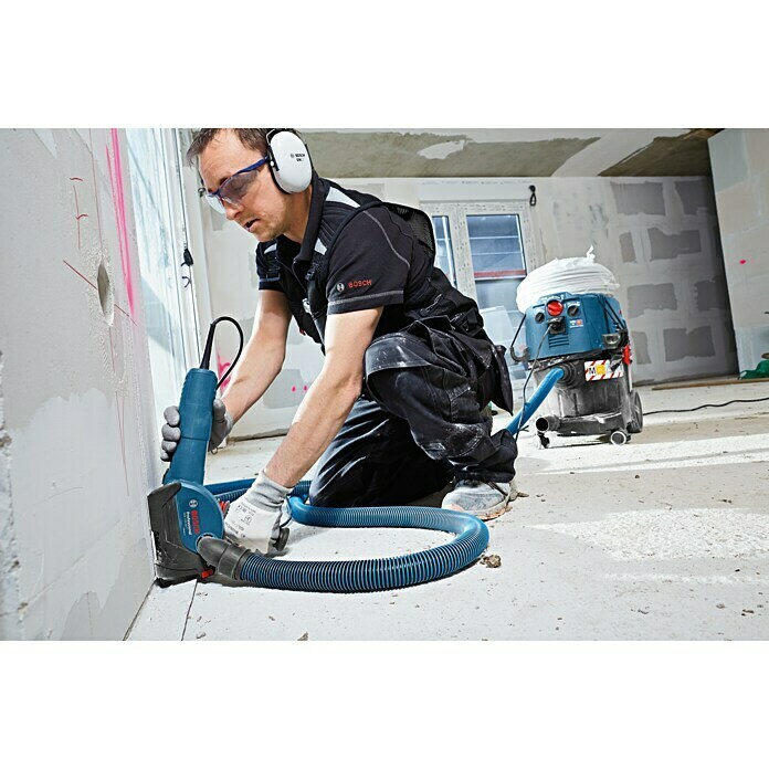 Bosch Professional Absaugvorrichtung GDE 125 EA-TPassend für: Bosch Winkelschleifer GWS-Serie mit Ø 125 mm Use Shot