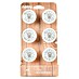 Nesu Pomo para muebles Reloj Love 6 uds. 