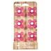 Nesu Tirador para muebles Flor fucsia 6 uds. 