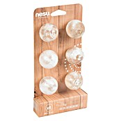 Nesu Pomo para muebles Decapado (Ø x Al: 35 x 35 mm, Madera)