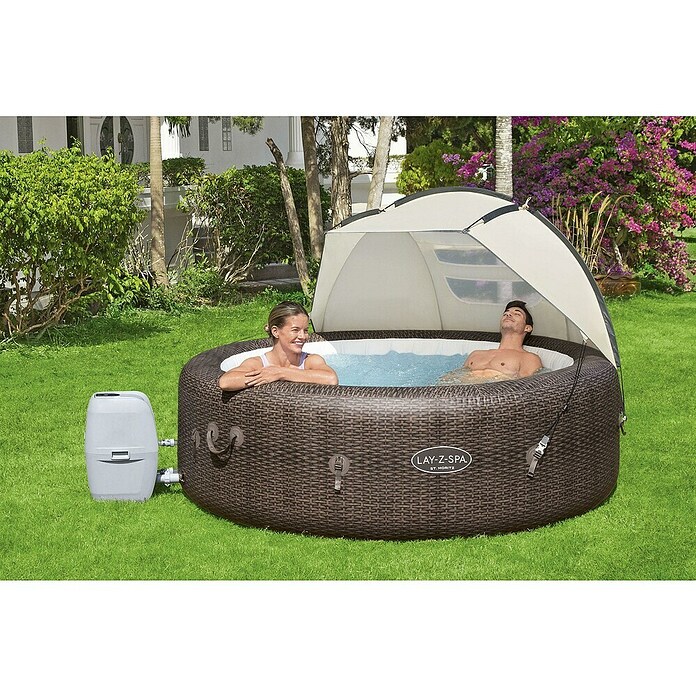 Bestway Lay-Z-Spa Nadstrešnica za hidromasažni bazen  (D x Š x V: 94 x 183 x 109 cm, Bež) | BAUHAUS
